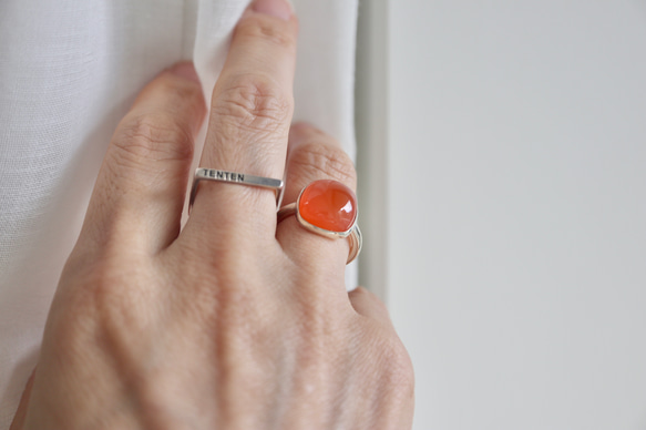 [petit tomatoes風味のcarnelian]ring 6枚目の画像