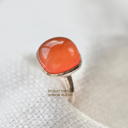 [petit tomatoes風味のcarnelian]ring 1枚目の画像