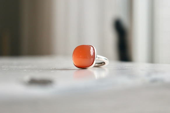 [petit tomatoes風味のcarnelian]ring 5枚目の画像