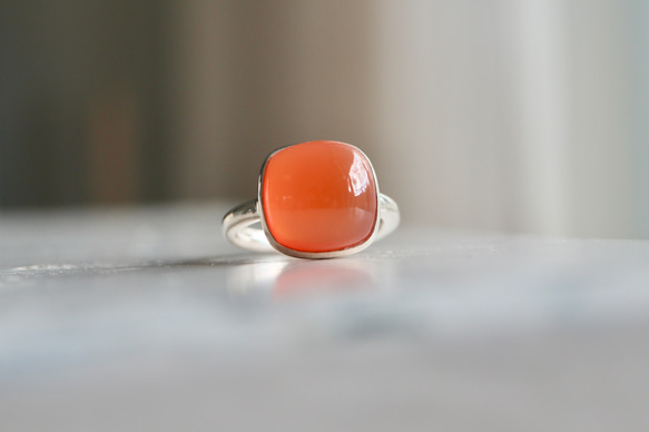 [petit tomatoes風味のcarnelian]ring 2枚目の画像