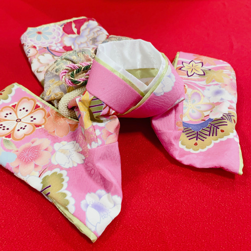 犬の着物✨犬用本格振袖着物 正絹 金彩入り ピンク 犬服 お正月 犬の着物✨犬用本格振袖着物 正絹 金彩入り ピンク 犬服 お正月