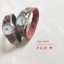 ▶︎STITCH 訂製情侶手錶♡「Stitch Run 手錶」情侶禮物情人節 (AW230823) 第1張的照片