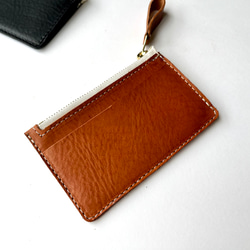 小さく薄いコンパクト財布 キャッシュレスウォレット｜ Italy本革・レザー （メンズ・レディース）　 7枚目の画像