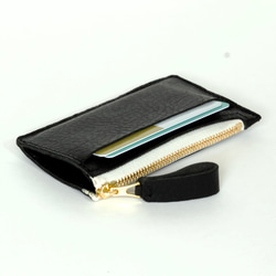 小さく薄いコンパクト財布 キャッシュレスウォレット｜ Italy本革・レザー （メンズ・レディース）　 11枚目の画像