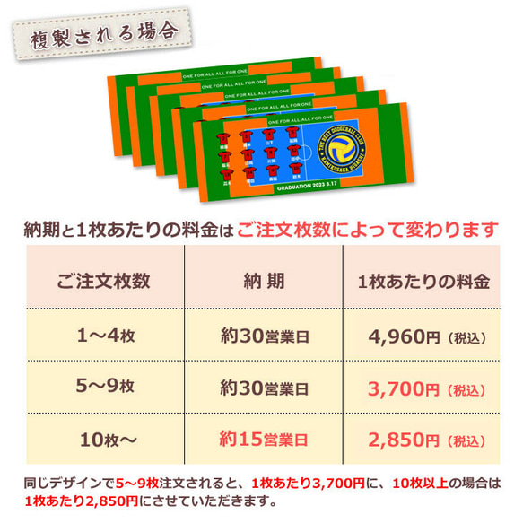 ドッジボール卒団記念【10枚以上購入で1枚2,850円】　お名前、背番号、ユニフォーム、エンブレムが入る今治製プチフェイ 9枚目の画像