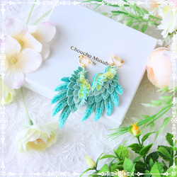 華やか刺繍を耳元に★25SS MACON&LESQUOY Nenuphars イヤリング Amazon.co.jp: No.860 インド刺繍リボン2wayピアスまたは