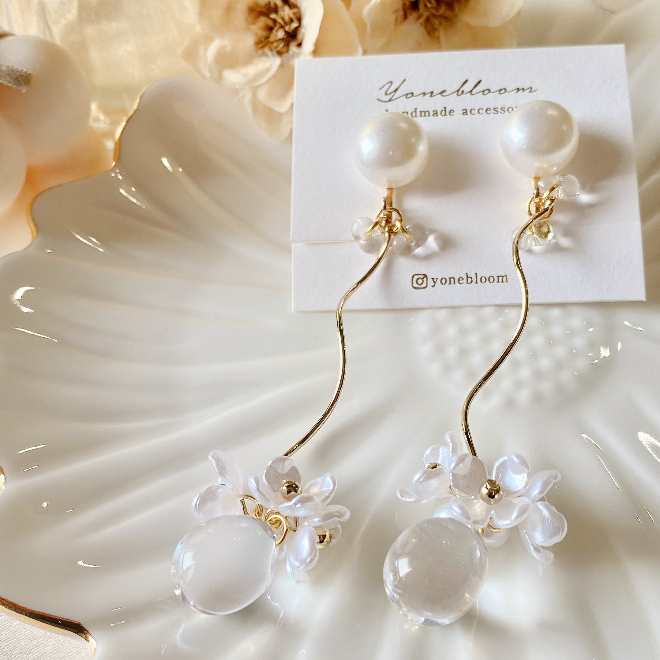 ハンドメイドピアス♡ ①名様