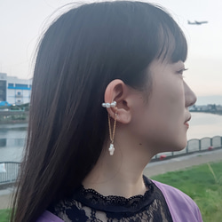 『24 / 7.』（earcuff）淡水パール 1枚目の画像