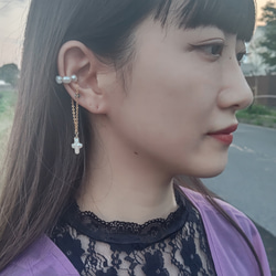 『24 / 7.』（earcuff）淡水パール 7枚目の画像