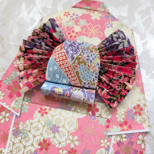 祝儀袋 成人式 結婚式 七五三 振袖 着物 御祝い 友禅和紙 封筒 お礼