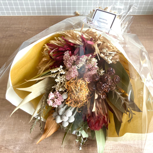 ラッピング無料＆送料無料＾＾】プロテア•ロビン＆ピンクッションの  