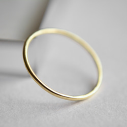 3㎜ 槌目リング｜真鍮 ゴールド ブラス シンプル ハンドメイド メンズ