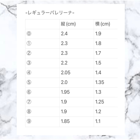 サイズ測定用チップ 7枚目の画像