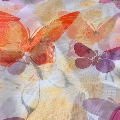 ☆カフェカーテン☆ハンドメイド♪バタフライデザイン 【公式通販】