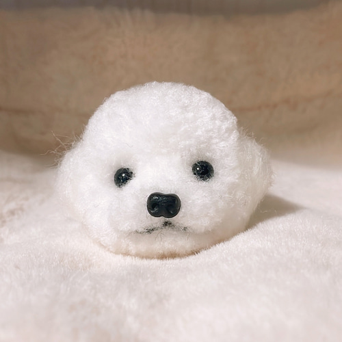 犬ぽんぽん☺︎トイプードル☺︎手作りマスコット ぬいぐるみ pugsuzu  