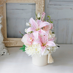 仏花062】お供え花 御供 フラワーアレンジメント 造花 仏壇花 お悔み花