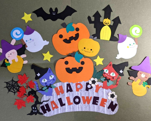 ハンドメイド オーダー受付ページ ♡ハロウィンねこちゃん パネル②