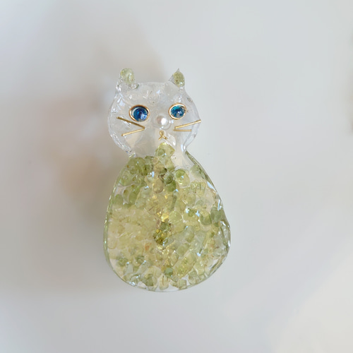 珍しい猫の天珠クィーンコンクシェル回文殊と合わせた