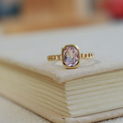 モルガナイト　K18 指輪 L&Co.(エルアンドコー)】 リング｜K18 モルガナイト リング （96-2206