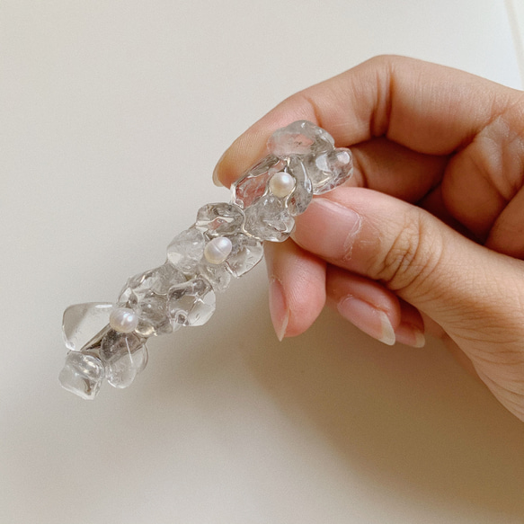 melty crystal head clip (h0032) 6枚目の画像
