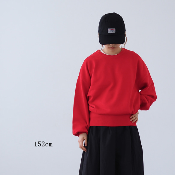 クルーネックニット Little B ブルー(長袖) 5枚目の画像