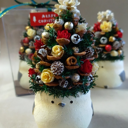 クリスマスツリー☆シマエナガ&ミニ付き yifan579-1.jpg