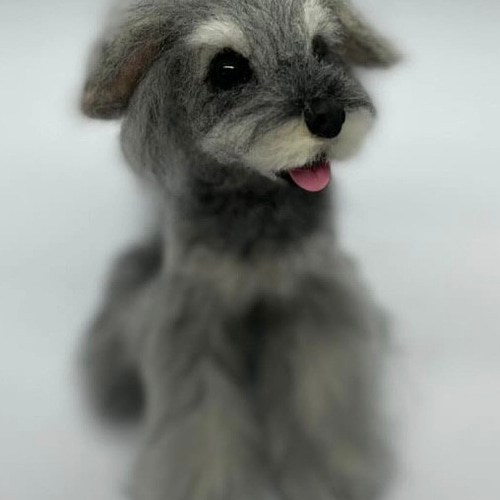 羊毛フェルトの愛犬さんオーダーメイドMサイズ 羊毛フェルト Miema711
