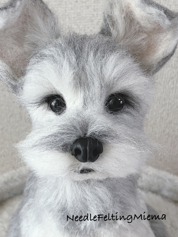 羊毛フェルトの愛犬さんオーダーメイドMサイズ 1枚目の画像