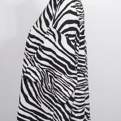 Zebra Pattern Big T-shirts 半袖Ｔシャツ ブラック 黒 ストリート 7枚目の画像