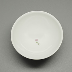 砥部焼 おしゃれ「Papier colle （パピエ・コレ） 花と蝶 お茶碗」 hakuun-pc-201 3枚目の画像