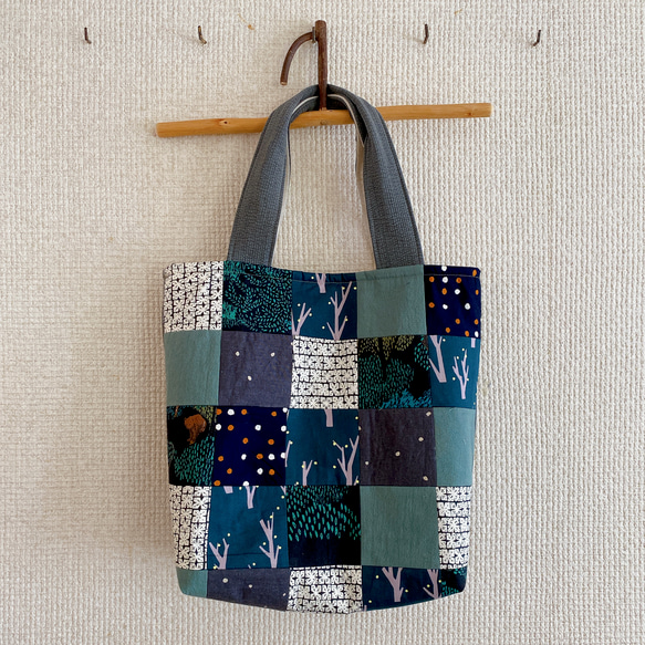 パッチワークデザイン トートバッグ パッチワーク トートバックB | iichi 日々の暮らしを心地よく