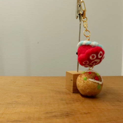 オーダー受付中❤️羊毛フェルト　たこ焼きNO2 柴ちゃんたこ焼き」誕生しました〜 | 羊毛フェルトで作るうちの子と