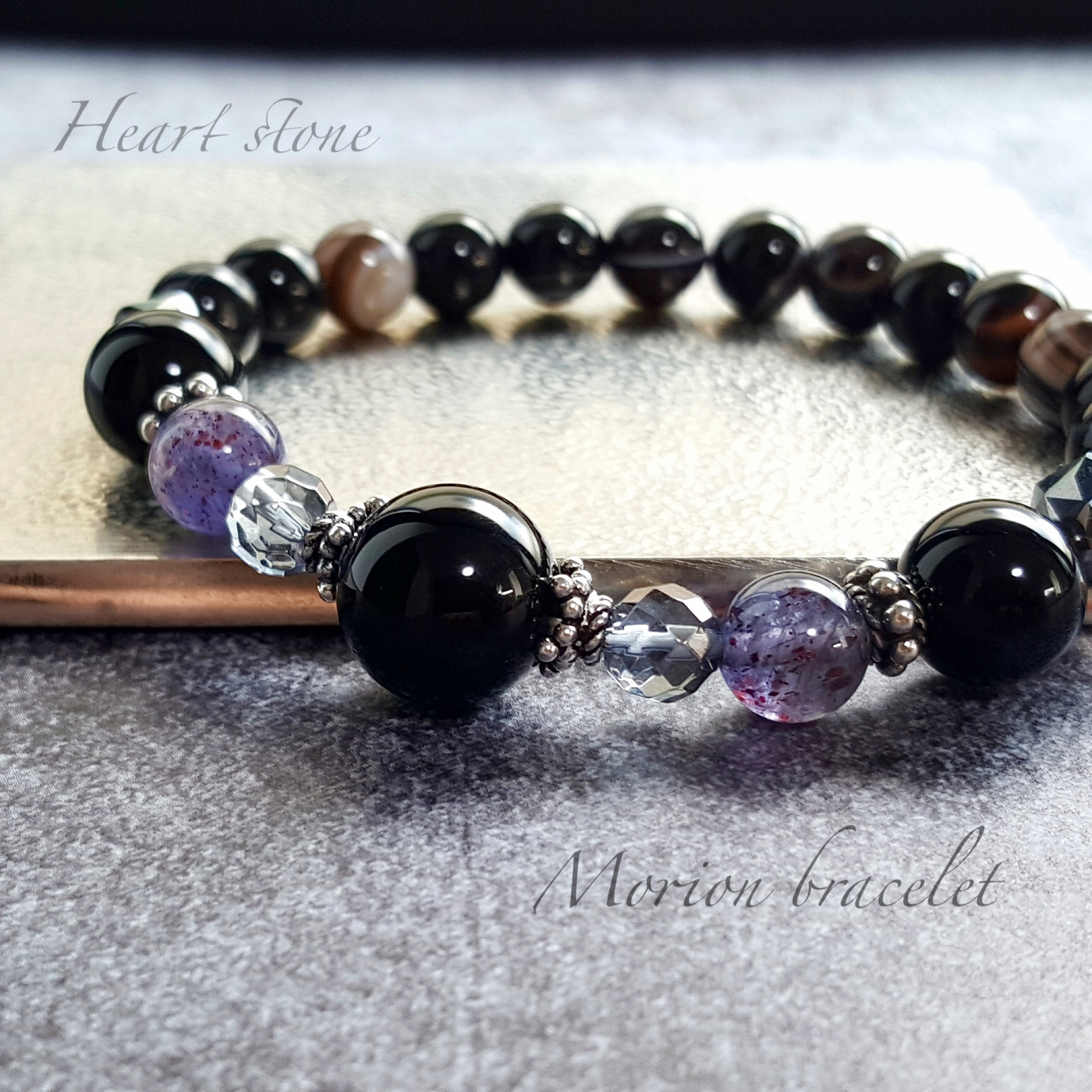 天の眼を持つ最強のお守り/モリオン・アイアゲート/パワーストーンブレスレット Amazon | [Fortune Stone] 天の眼を持つ最強のお守り モリオン