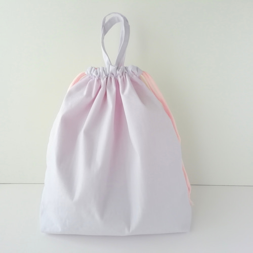 キラキラ星の体操着袋*着替え袋上履き袋シューズケース巾着*女の子入園  