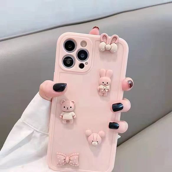 iPhone 15/13ケース14女用iPhone 12/11 promaxフルバックxs可R愛78