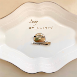 コサージュ　卒業式　卒園式　入学式　結婚式　造花　ハンドメイド　✴︎パープルダリア✴︎ 5枚目の画像