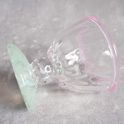 ≪新作≫きらめきカップ/ミントグリーン×ピンク 5枚目の画像