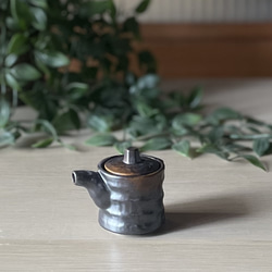 【麦山窯】　-やきしめ-　つづみ型醤油差し　おうちカフェ 3枚目の画像