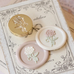 Wax seal stamp │ 薔薇 / Rose │ シーリングスタンプ【25mm】 1枚目の画像