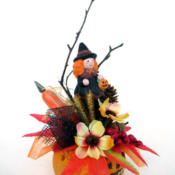 ハロウィンかぼちゃ器飾り　小23-5 5枚目の画像