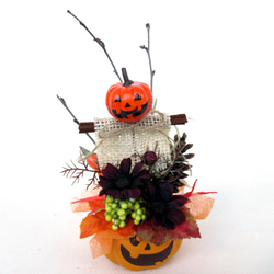 ハロウィンかぼちゃ器飾り　小23-6 1枚目の画像
