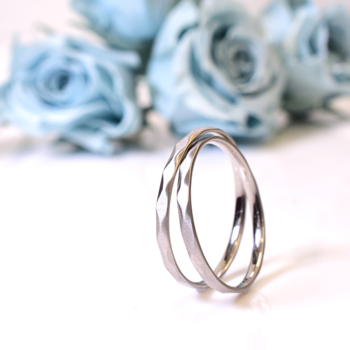 品良く着こなすため ケースつき・ダイヤカット・純白のシルクマットペアリング】結婚 アクセサリー