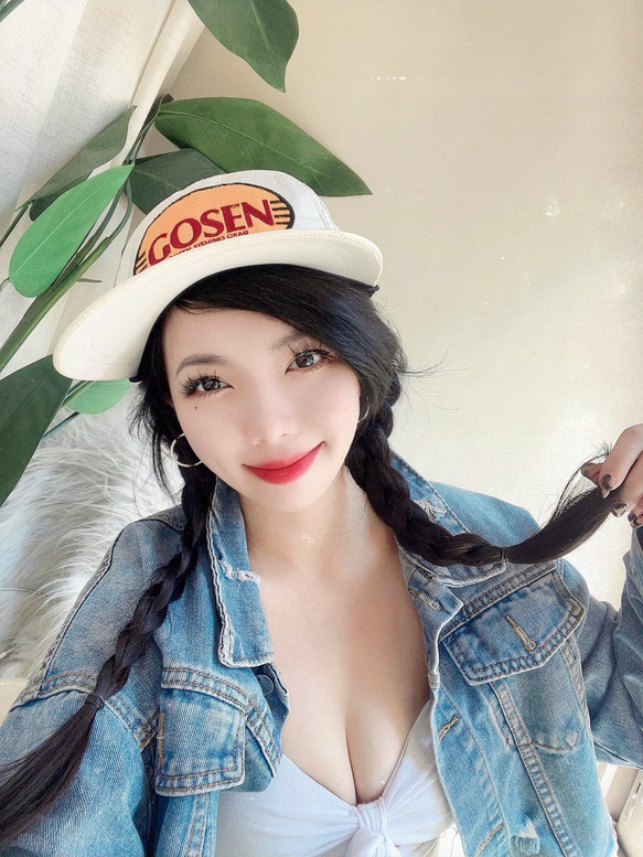 オフホワイト GOSEN シックスピースベースボールキャップ