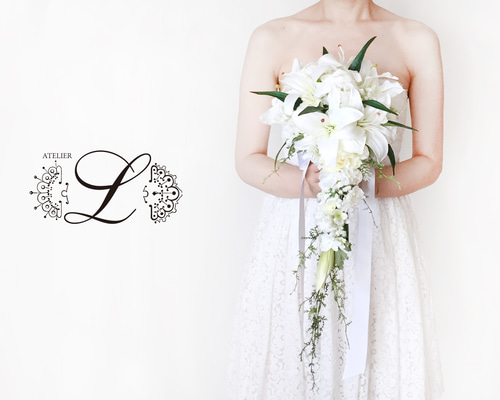 a-mama　ウェディングブーケ　ブートニア ウェディング ブーケ ブートニアの通販 by すず's shop｜ラクマ