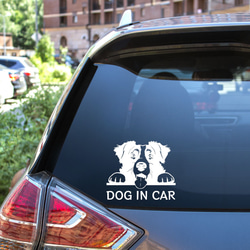 カッティングステッカー DOG IN CAR ボーダーコリー 3枚目の画像