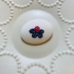 ⚠️専用⚠️11-52 ハンドメイド ブローチ アクセサリー ミナペルホネン生地 ⑨10ミナペルホネン ハンドメイド ブローチアクセサリー