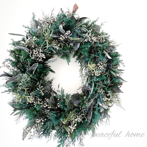 ドライフラワー/クリスマスリース(直径40㎝)