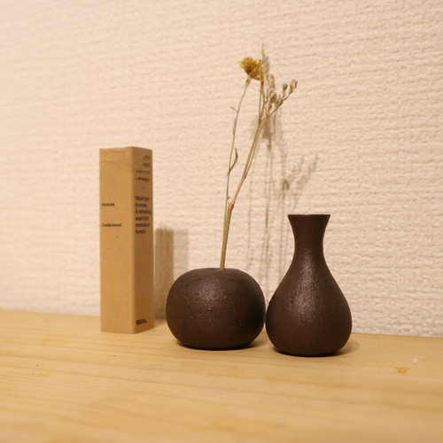 SMALL VASE ブロンズ風 一輪挿し 3点セット アンティーク 一輪挿し