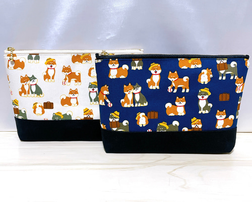 秋鮭様 リクエスト 10点 ハンドメイド　刺繍　柴犬　キーホルダー　ポーチ 0a04e669ca9570d0e9781af23e89b9