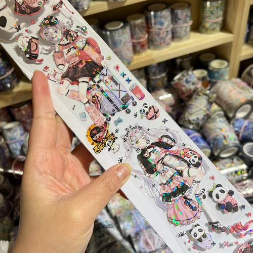 海外PETテープ 切り売り 甘くてクールな女の子 人物 海外マステ 海外PETテープ 切り売り 甘くてクールな女の子 人物 海外マステ
